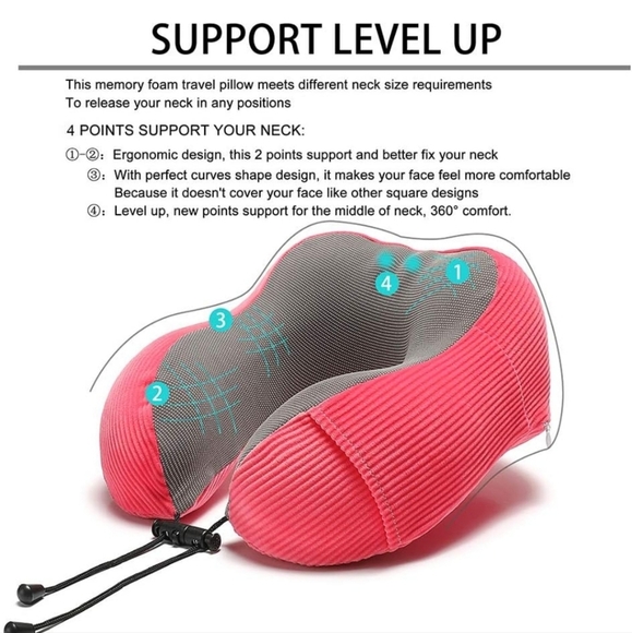 ⭐️CLEARANCE⭐️ Umerci Memory Foam Travel Pillow - Picture 4 of 7